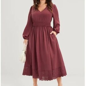 Peasant dress 3XL long sleeve